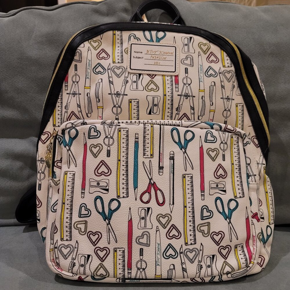 Betsy Johnson Roomy bookbag Work or School